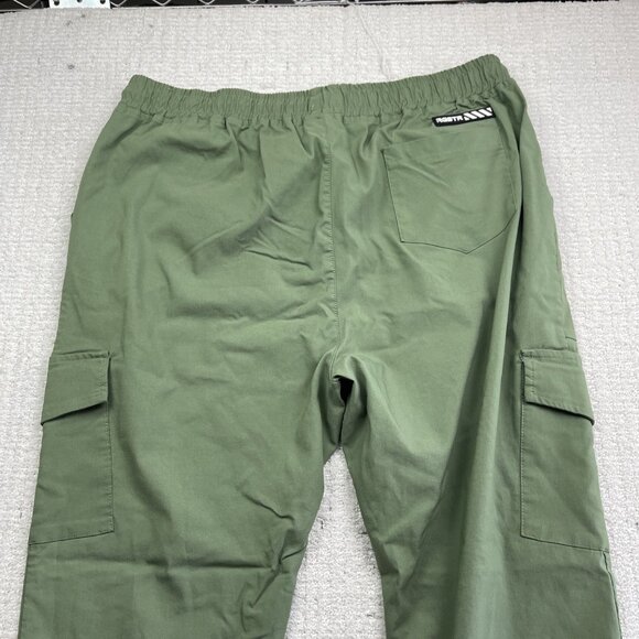 RGSTR Military Green Cargo Joggers Pants Tech Pockets Drawstring Mens 2X - Picture 9 of 13